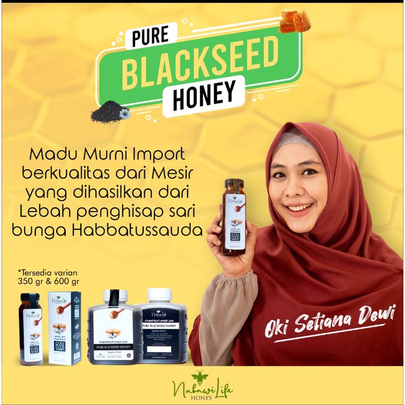 

Pure Blackseed Honey (350gr) • Madu Habbatussauda Asli