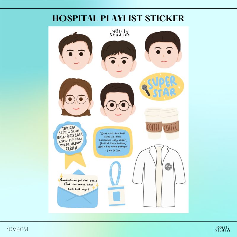 

NOTIFY HOSPITAL PLAYLIST STICKER