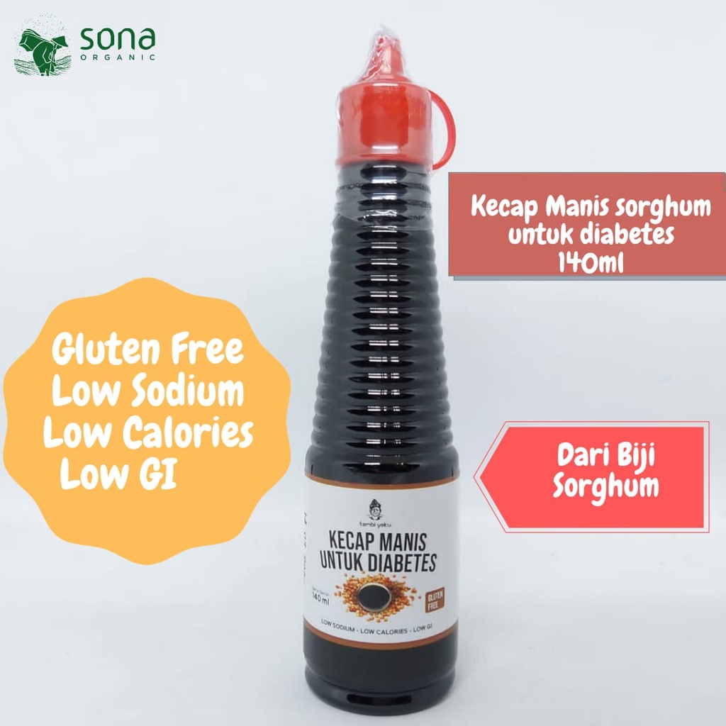 

Kecap Manis Sorghum 140ml - Tambiyaku - Kecap Diabetes - Kecap Sehat