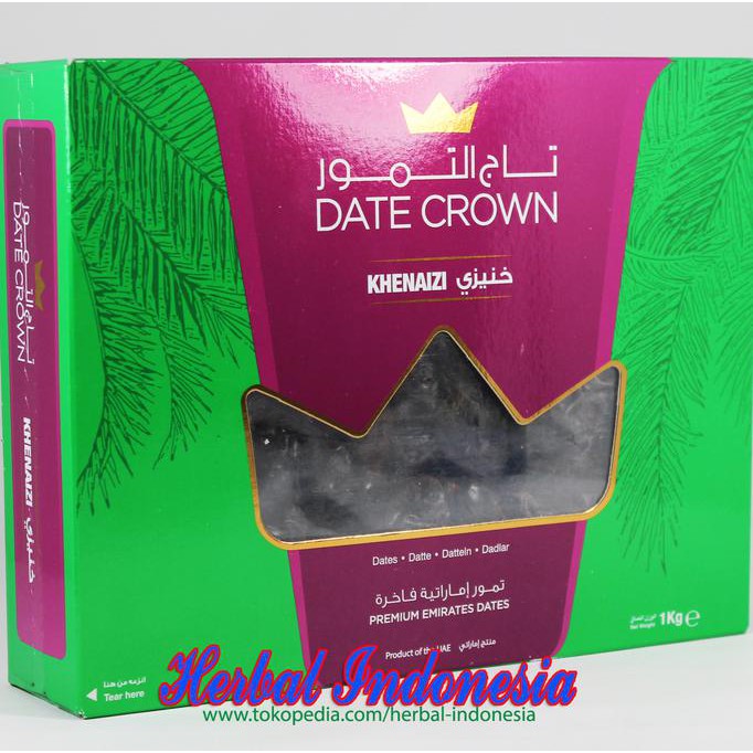 

Kurma Date Crown Khenaizi / Khenezi / Khenezi 1kg
