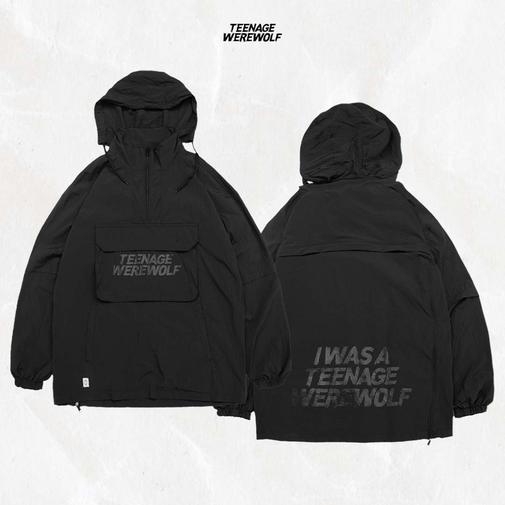 Teenage Werewolf Jacket Anorak Black