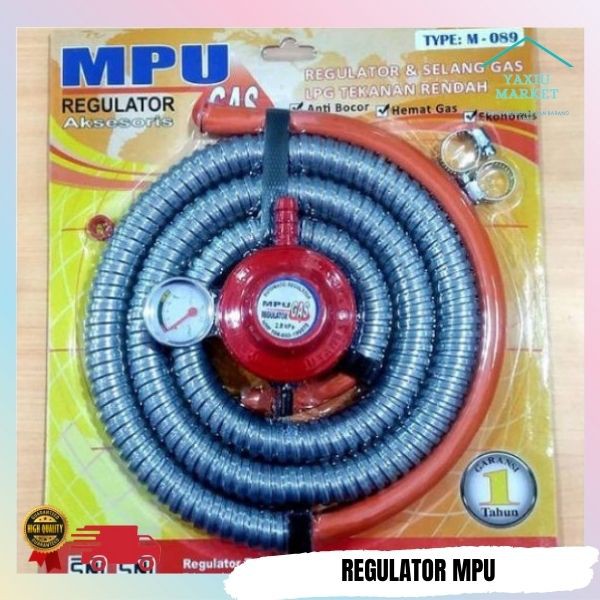 Regulator Dan Selang GAS LPG Tekanan Rendah Sistim Otomatis