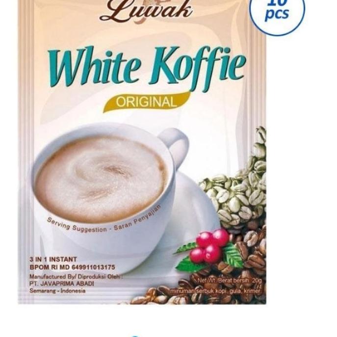 

Ready Stok WHITE KOFFIE Kopi Luwak 10 sachet produck terlaris