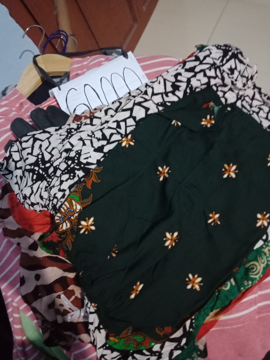 Setelan Anak/baju Tidur/baju Santai/baju Harian Anak/batik Anak/babydoll/stelan Usia 2 - 3,5 Tahun