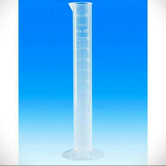 Takaran Gelas Ukur Plastik 100ml Vitlab Germany Shopee Indonesia