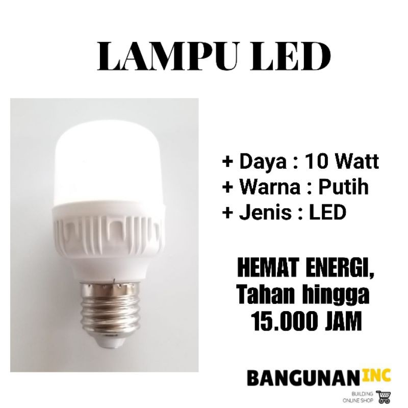 LAMPU LED MURAH 10 WATT - BOHLAM 10 WATT VONIC