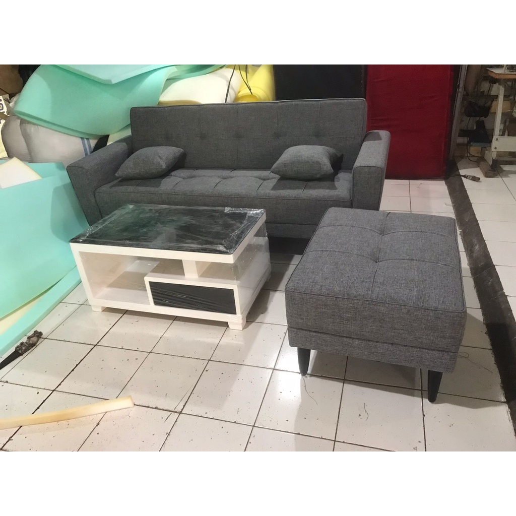 Jual BRENDA - SOFABED RUANG TAMU MINIMALIS SET | Shopee Indonesia