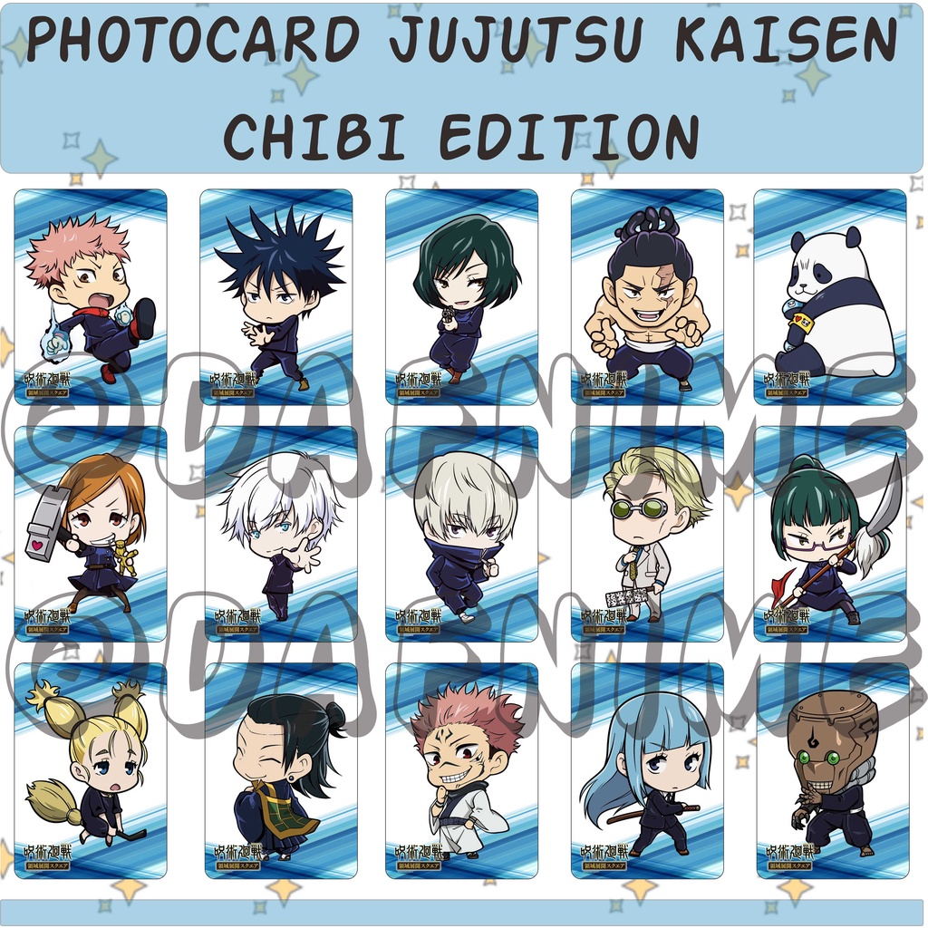 PHOTOCARD ANIME JUJUTSU KAISEN CHIBI EDITION