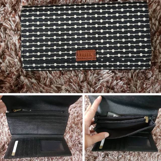 Dompet Fossil Ori. Multy. Black