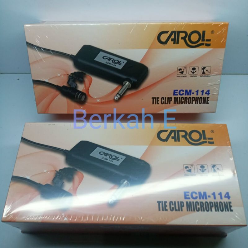 Mic Kabel Mic Imam Jepit Carol ECM-114 Clip On