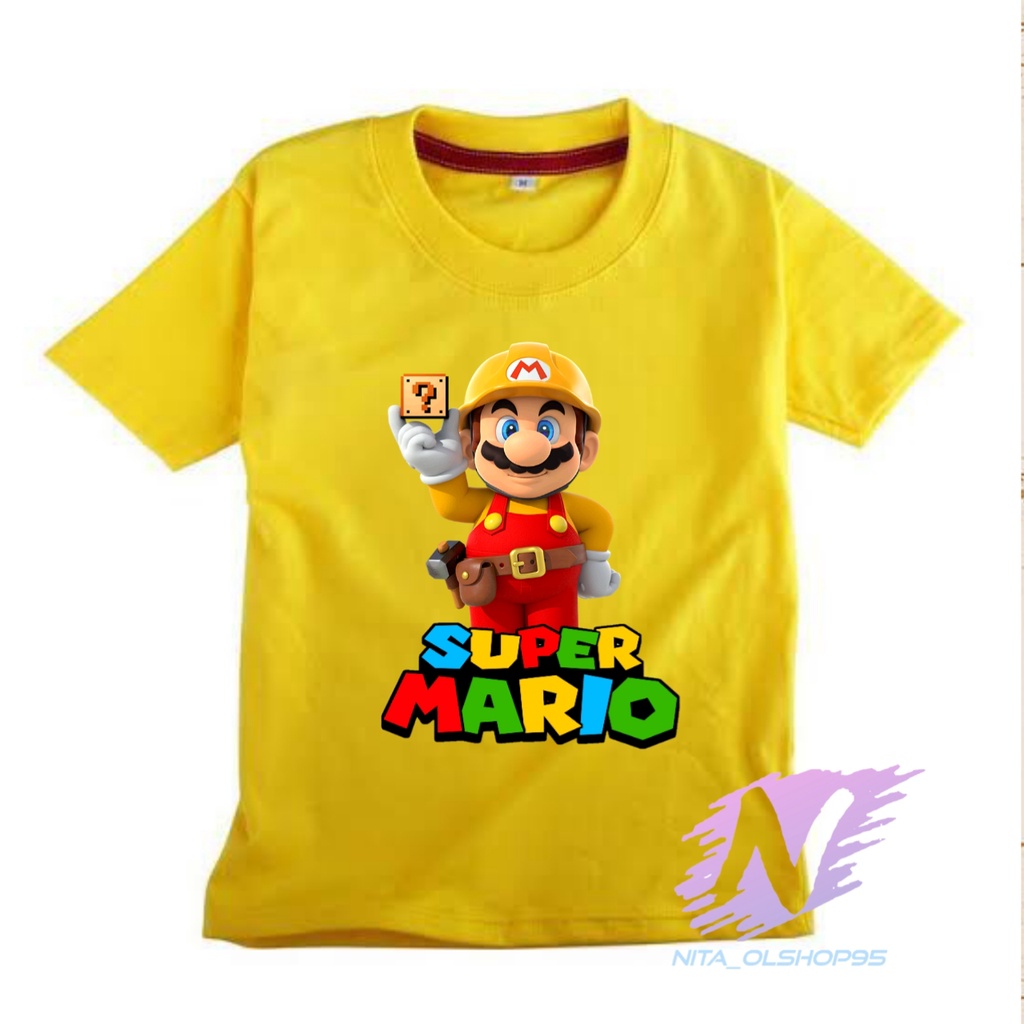 KAOS ANAK SUPER MARIO