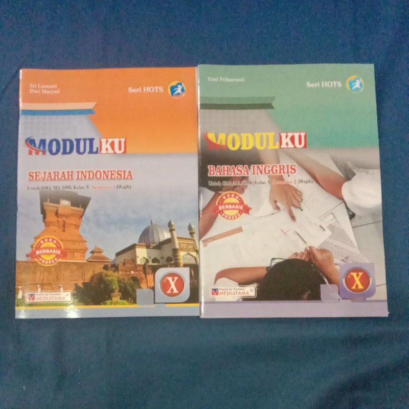 Buku Modulku Mediatama Sejarah, Bahasa inggris semester 2 SMK kelas 10 (BARU)