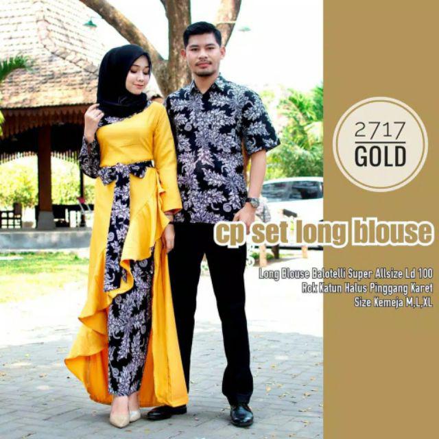 Maura Couple - Sania Ruffle Batik Couple