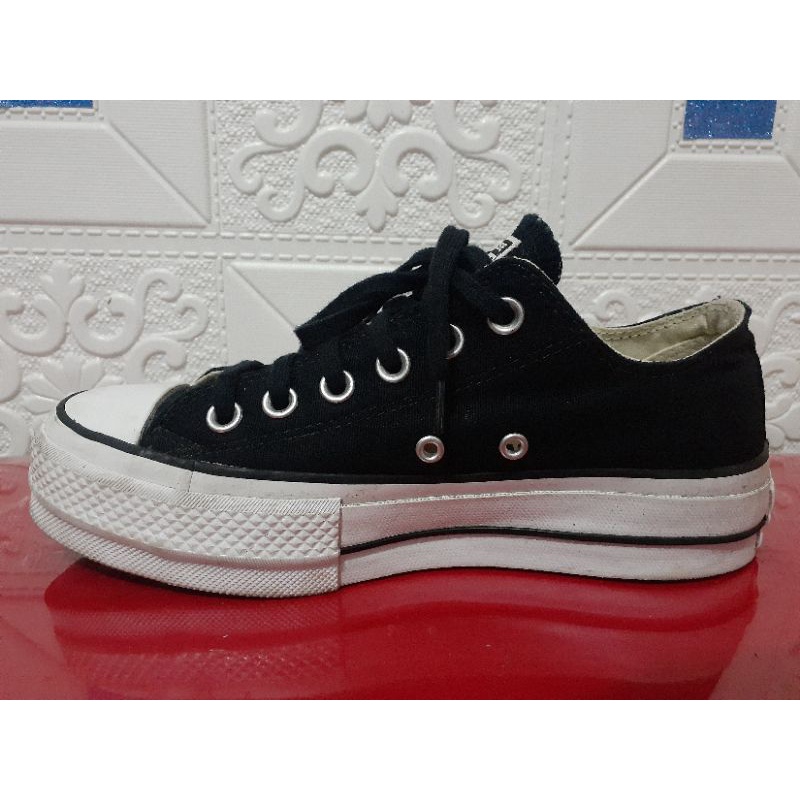 Second ORI CONVERSE CTAS LIFT CLEAN OX BLACK