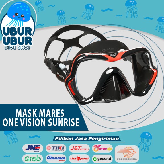 Mask Mares ONE VISION SUNRISE - Kacamata Selam - Masker Mares - Alat Snorkling - Diving
