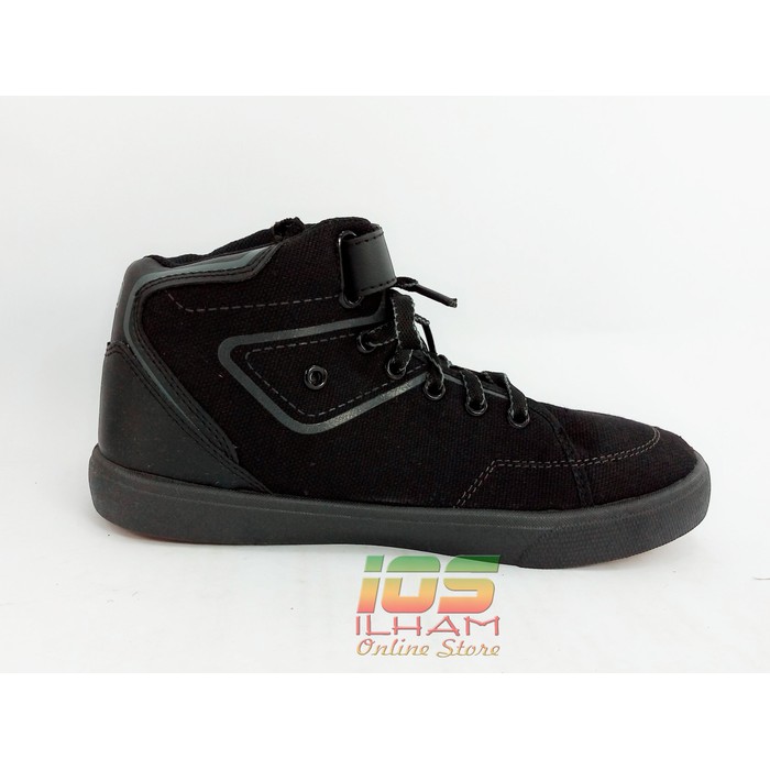 Sepatu Sekolah Anak Ando Drifter Size 34-37 Hitam