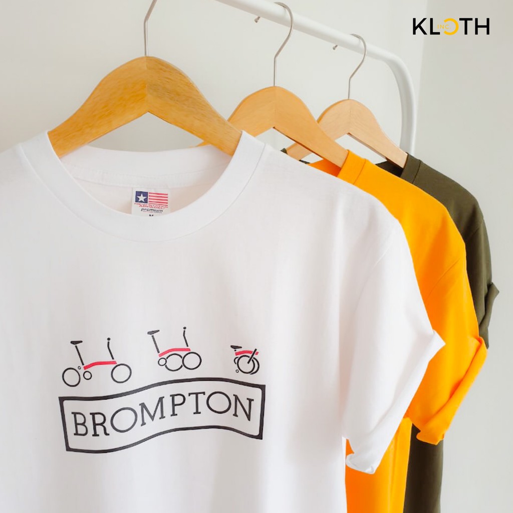 [PROMO] Kaos Brompton  / Tshirt Brompton / Kaos Sepeda /Kaos Gowes / Cycling Jersey