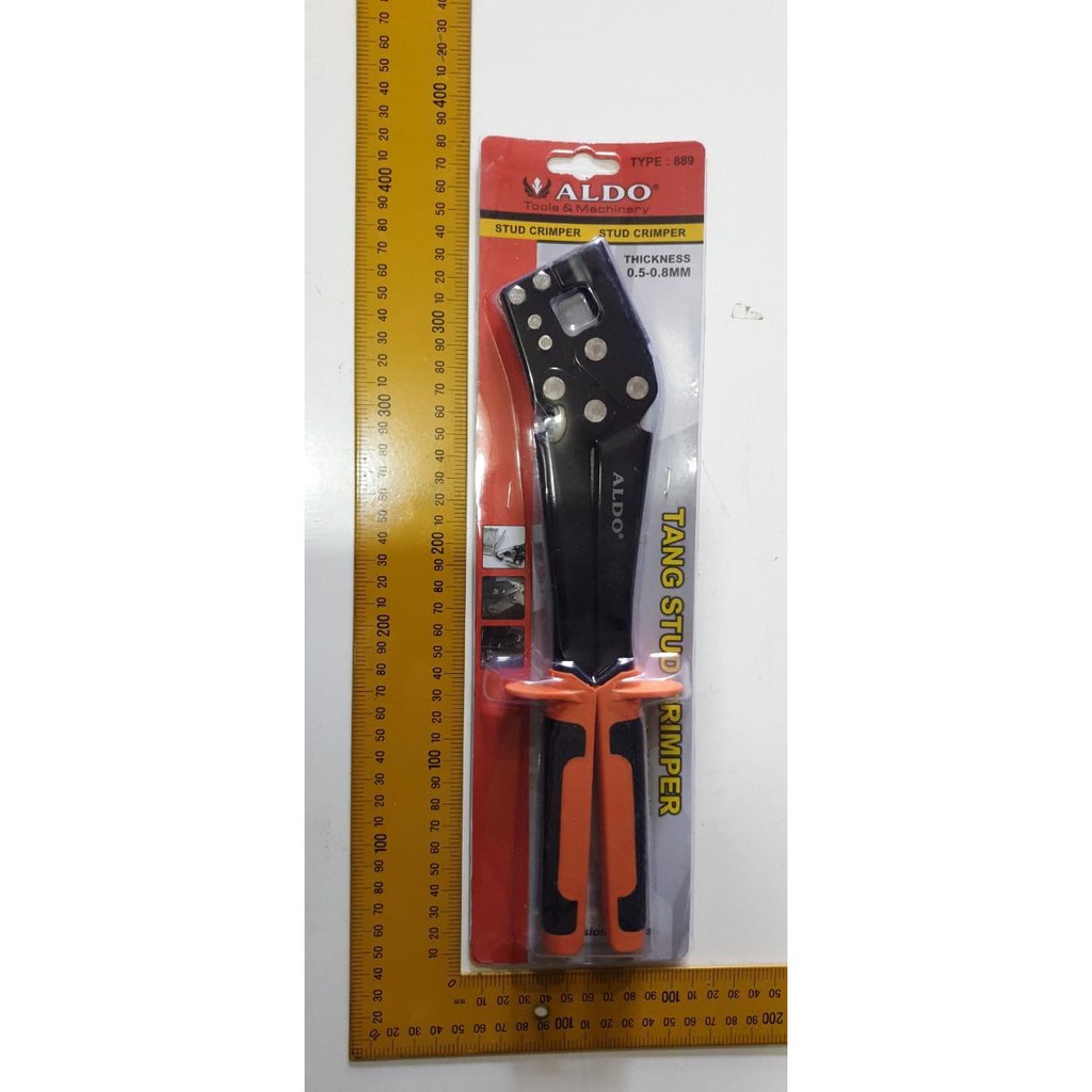 ALDO HEAVY Tang Partisi Stud Crimper Merk Metal Fastening Tool