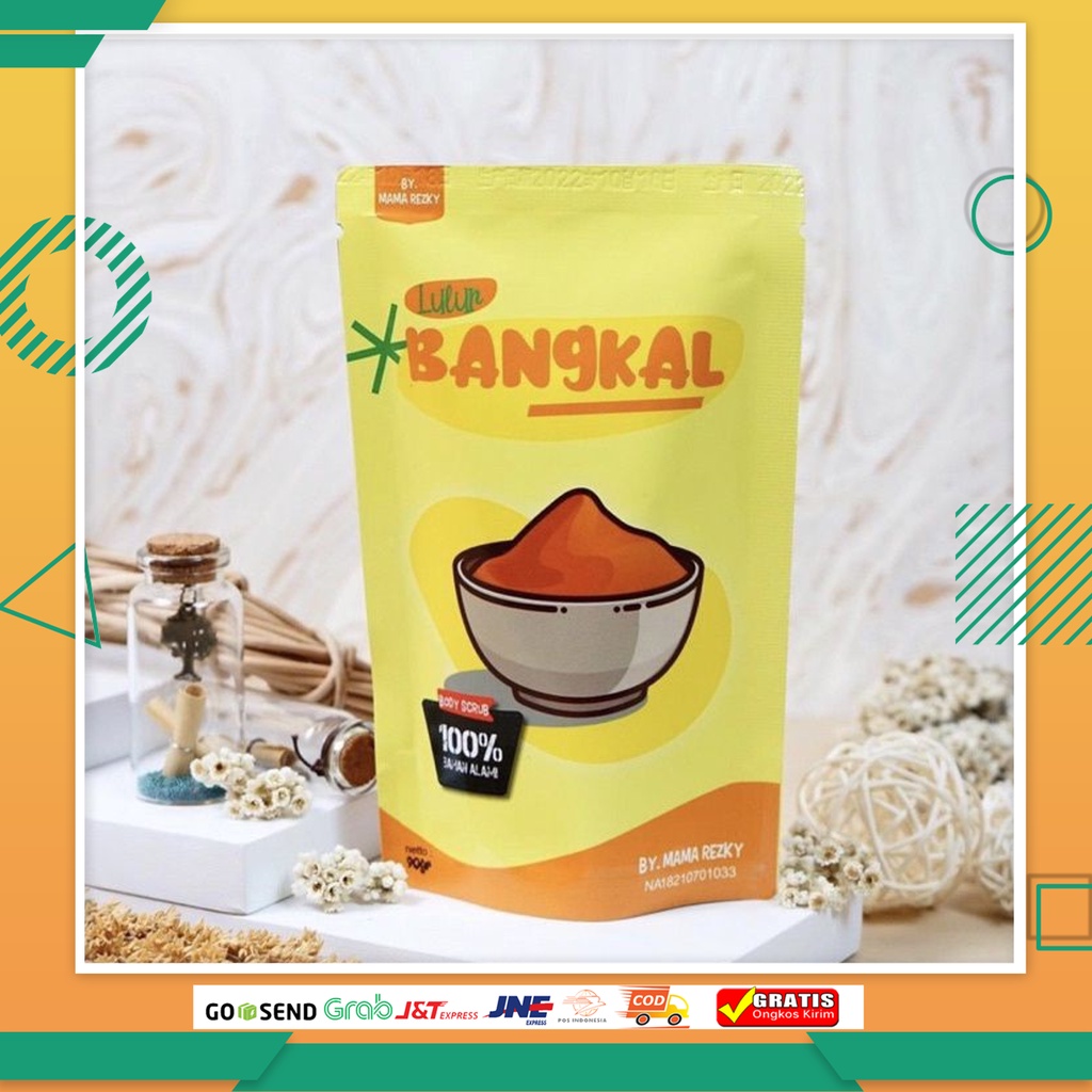 Lulur Rempah Alami Kayu Bangkal / Lulur Viral / Lulur Pencerah Alami / Lulur Viral Tiktok Langsung P