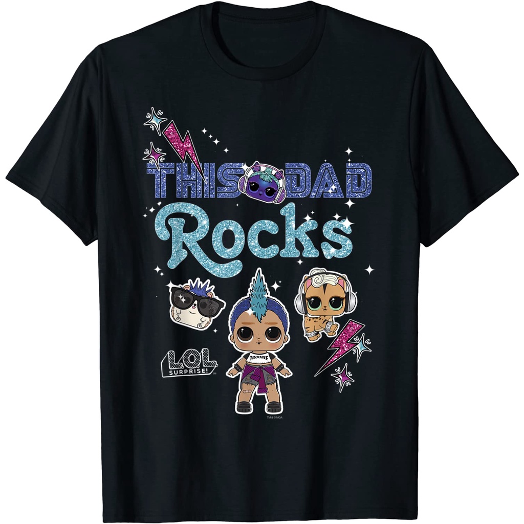 Kaos Anak Mens LOL Surprise This Dad Rocks Pakaian Fashion Baju Atasan Anak Laki Laki Perempuan Dist