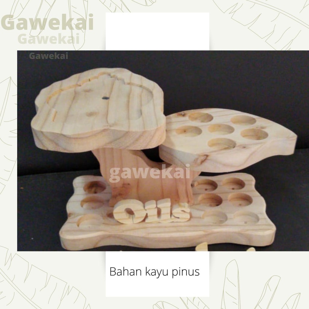 Rak oil dahan 15 Slot dudukan diffuser owl