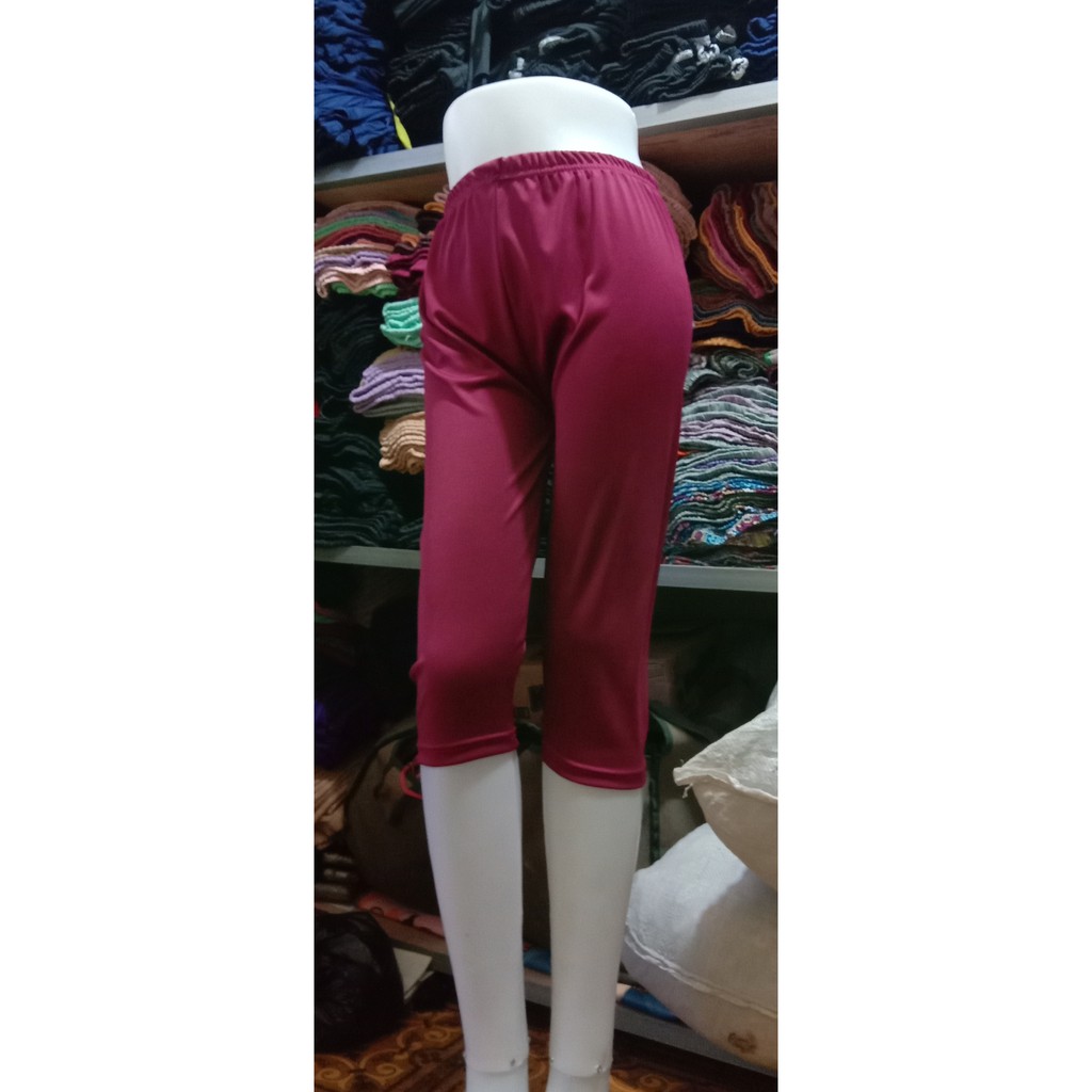 Celana Legging Panjang Spandek 7/8 Remaja Dewasa Dibawah Lutut / Legging 3/4 Selutut
