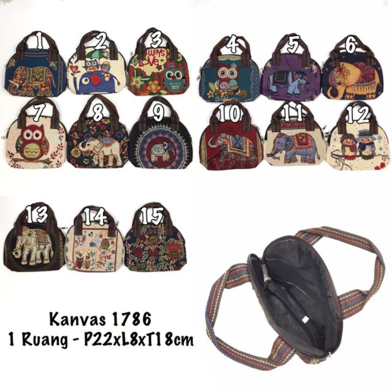Tas Thailand Mini - Souvenir Import. Khas Thailand Termurah