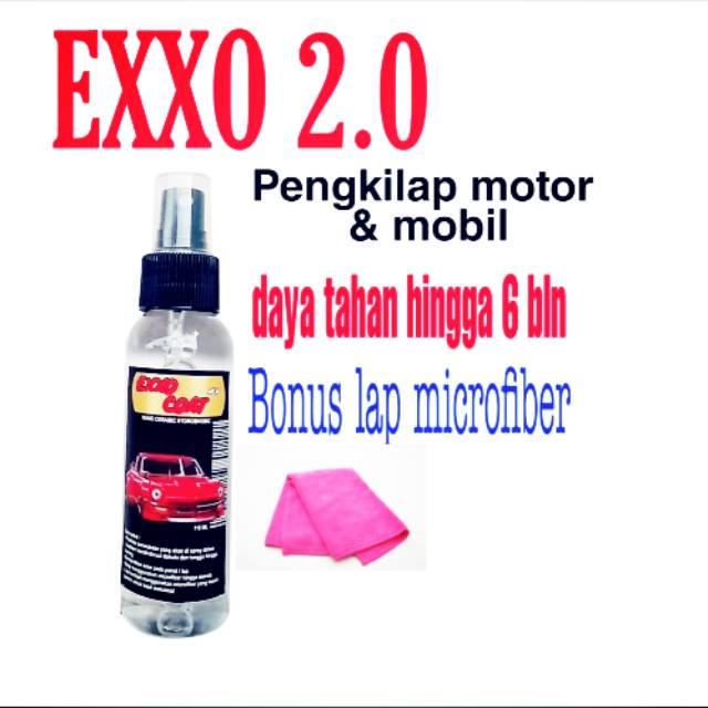 Exxo 2.0 Pengkilap/Wax/Poles/Motor/Mobil/Nano Ceramic