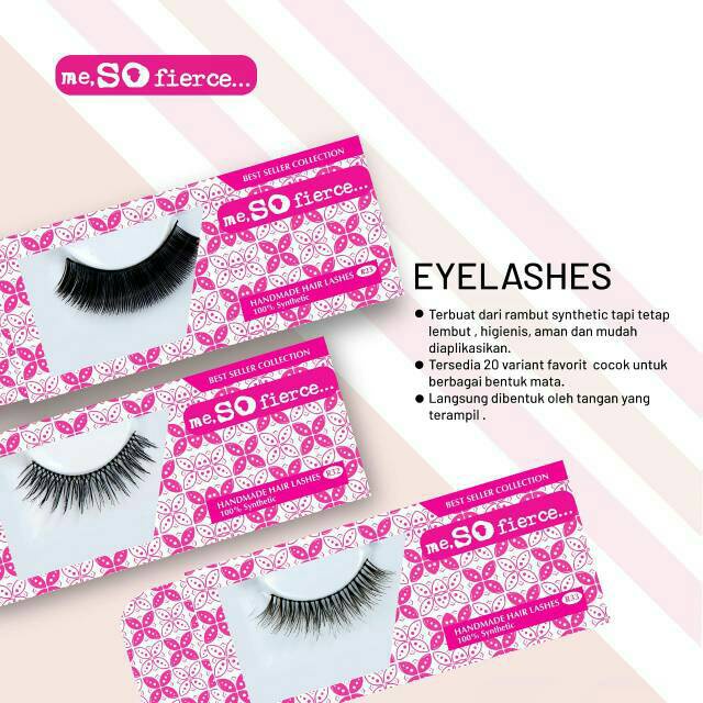 ★ BB ★  Me So Fierce Beauty Eyelashes - Bulumata Eyelash - Bulu Mata Palsu