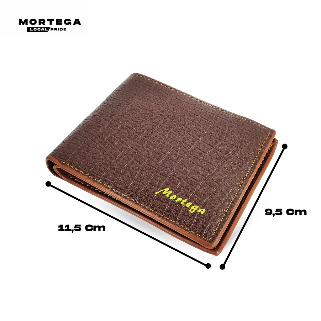 Dompet kulit pria mortega - Dompet Lipat Mortega M-1044