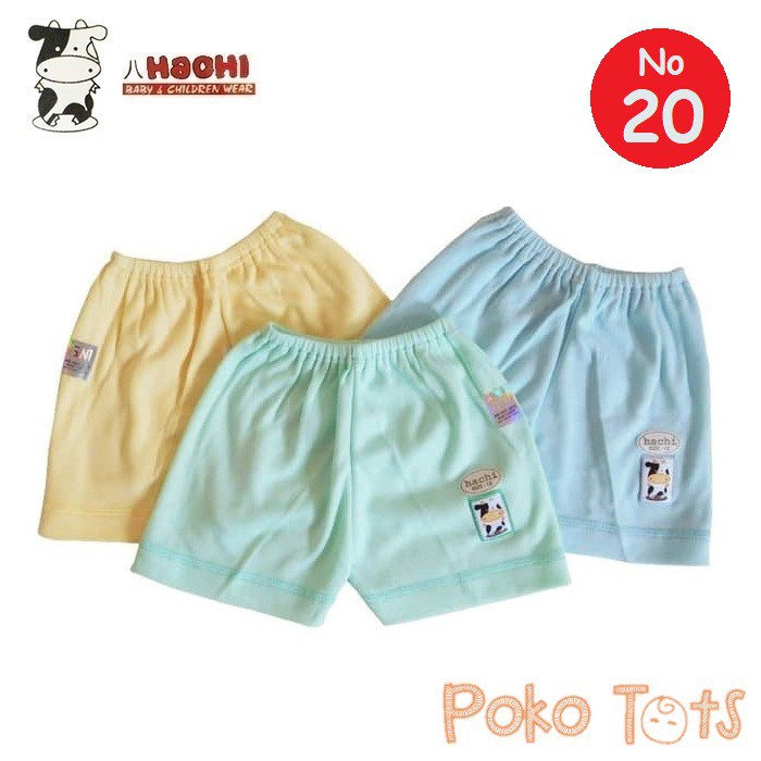 Hachi Celana Pendek No. 20 Celana Bayi dan Anak Segi Polos Warna