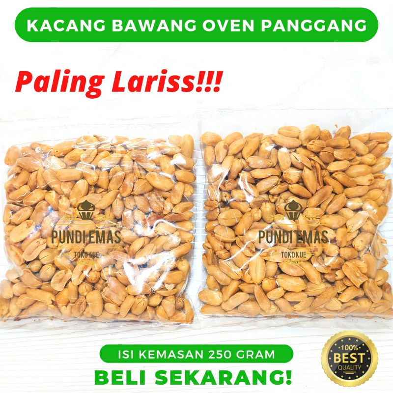 Kacang Bawang Oven 250 Gram / Kacang Bawang Super / Kacang Oven / Kacang Kiloan Murah Grosir