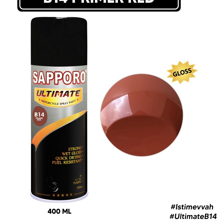 Promo - Sapporo Ultimate B14 Primer Red / Epoxy / Poxy Merah ,,
