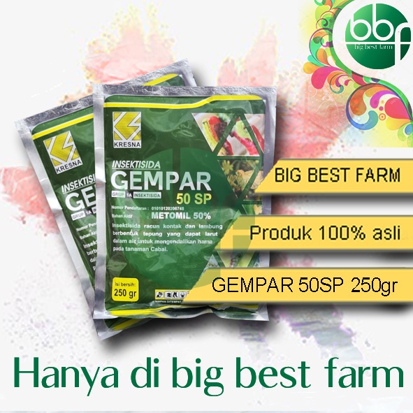 Insektisida Gempar 50SP 250gr Metomil 50%
