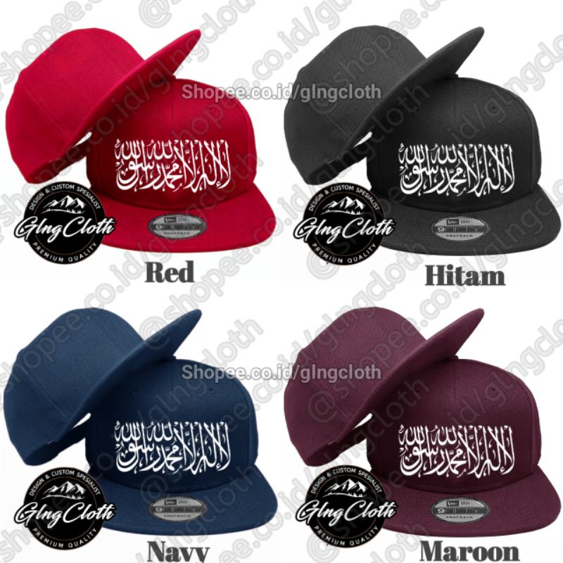 Topi Tauhid Snapback - Topi Snapback Tauhid
