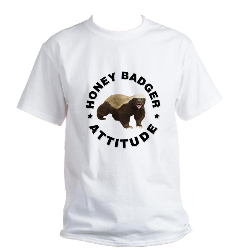 Honey Badger Attitude Kaos Custom Adem