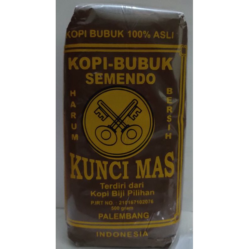 

Kopi Bubuk Semendo Merk Kunci Mas (Robusta) 500gr