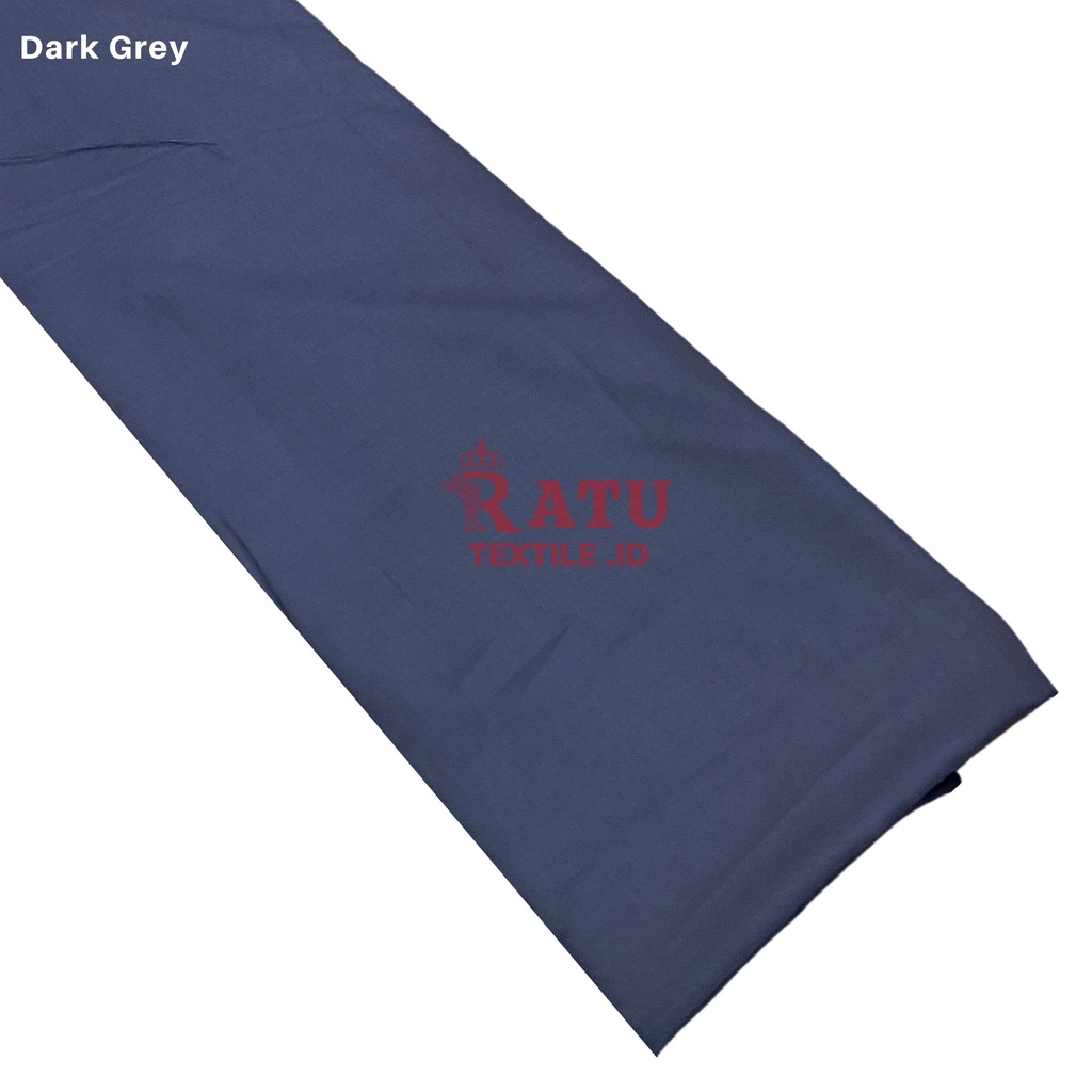 Kain Katun Toyobo Fodu Toyobo Royal Mix  Toyobo RM Toyobo Premium-Dark Grey