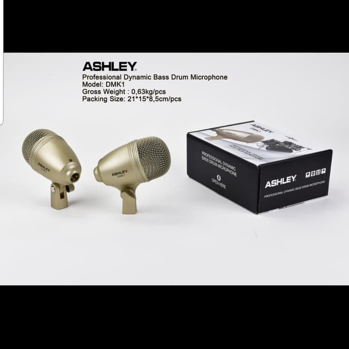 MIC DRUM KICK BASS ASHLEY DMK1 ORIGINAL