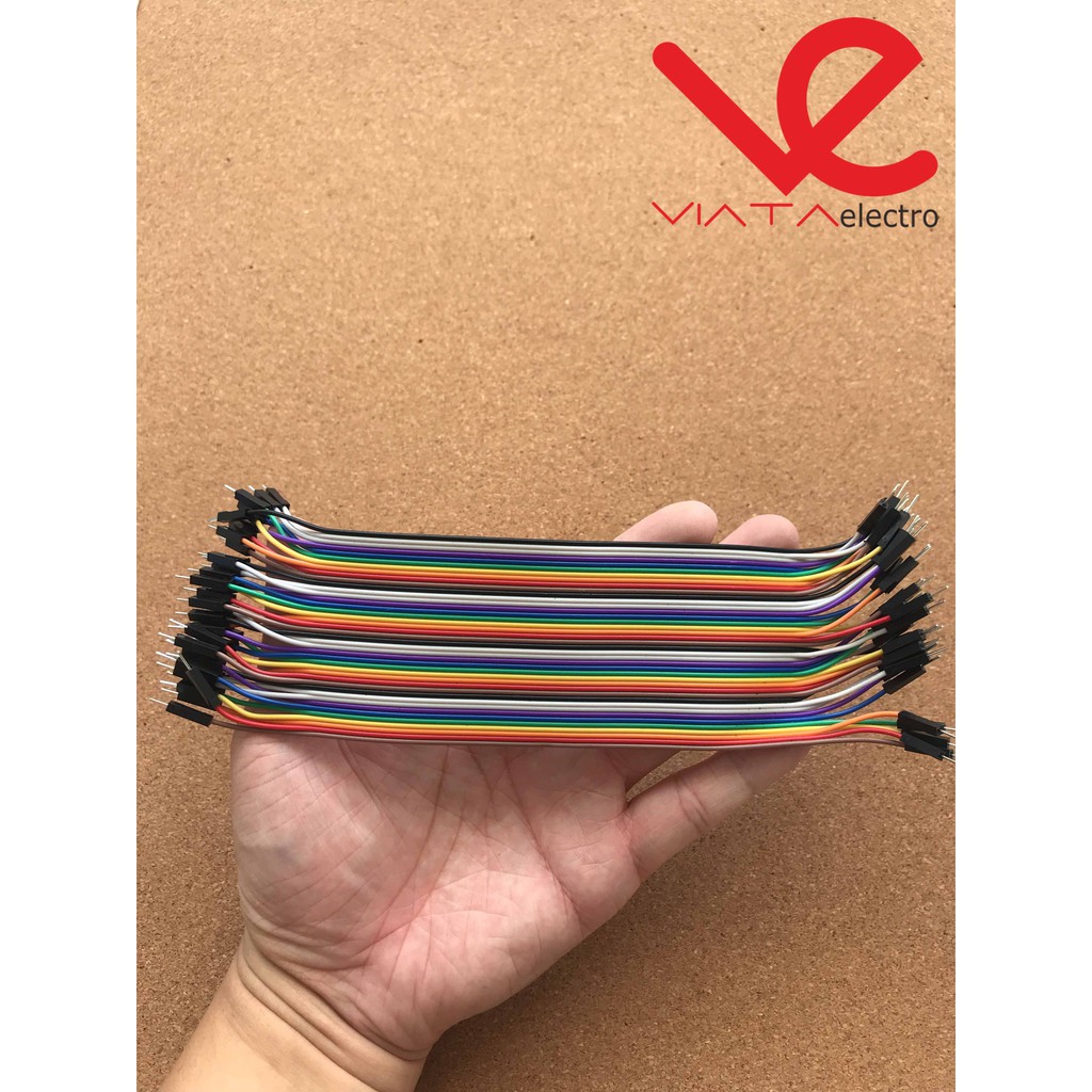 KABEL JUMPER KABEL PELANGI 40 PIN MALE TO FEMALE 20cm  3 TIPE