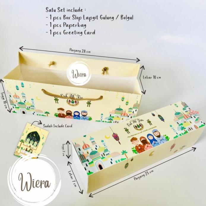 

Set Dus Kotak + Paperbag Hampers Kue Idul Fitri Lebaran Bolu Gulung Promo!!!R30F