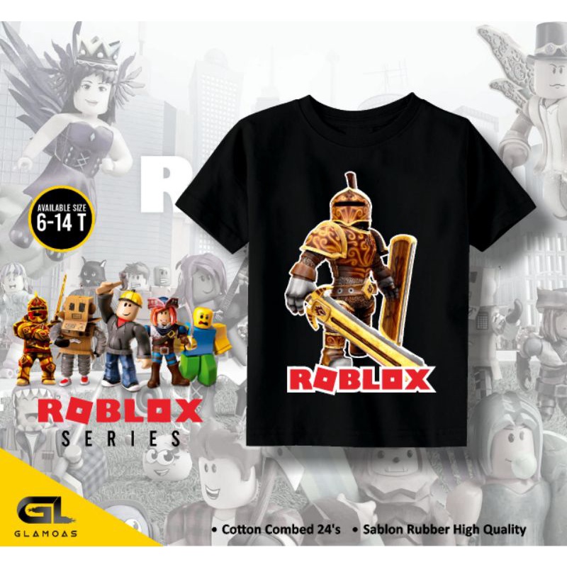 [SALE] Size 6 Kaos Anak | T-shirt Glamoas | Kaos Game Roblox | Baju Game Anak Roblox | Kaos Anak Lak