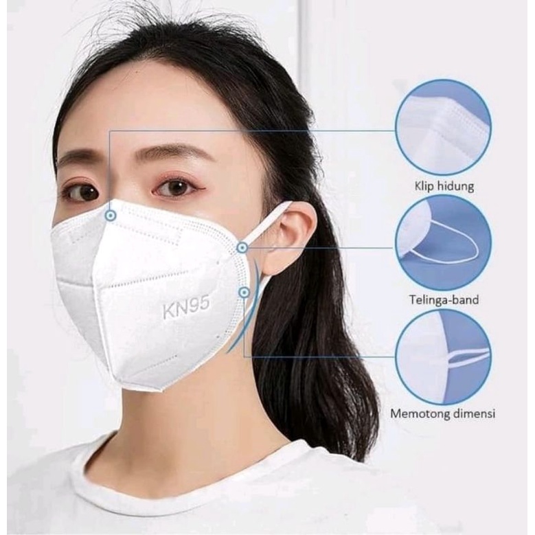 ONE CARE MASKER MEDIS KN95 KN 95 N95 5 PLY KUALITAS TERBAIK