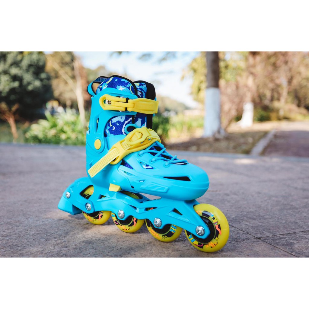 Sepatu Roda Inline Skate Anak Flying Eagle NT2 Blue