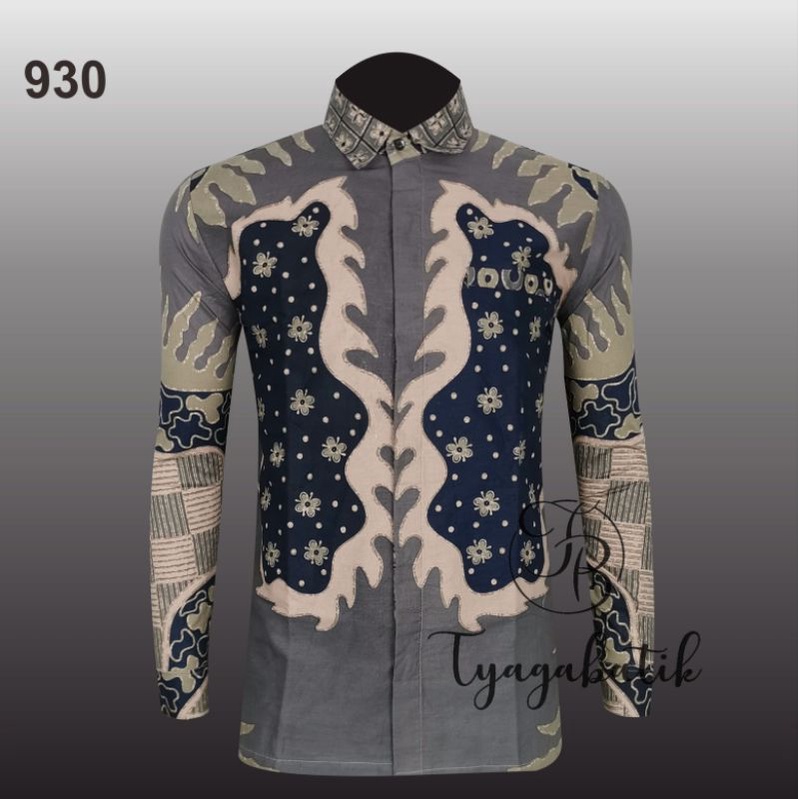 Kemeja Batik Slimfit Lapis Furing Premium 930 Tyaga Batik