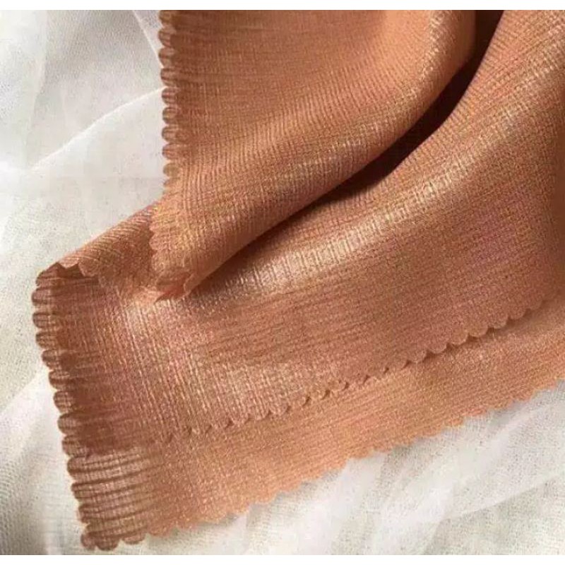 110×110 Cm Glowing Umama Luxury Cotton Lurex Lasercut