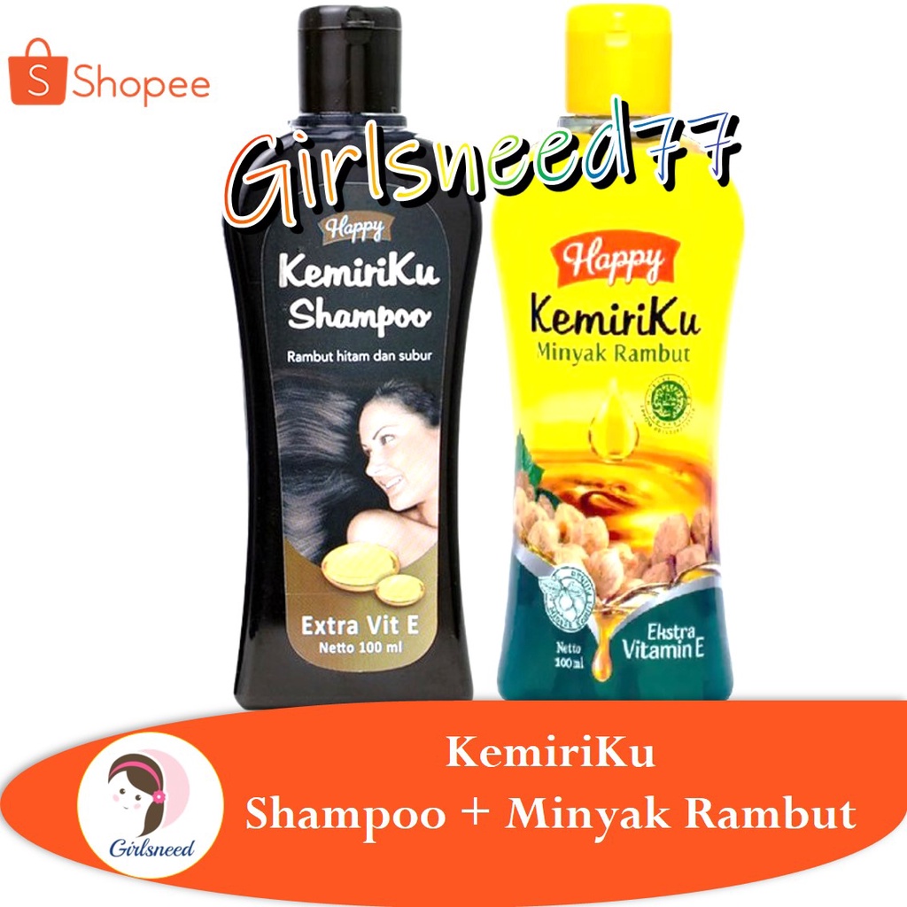 KemiriKu Shampoo &amp; Minyak Rambut 2 iN 1 GIRLSNEED77