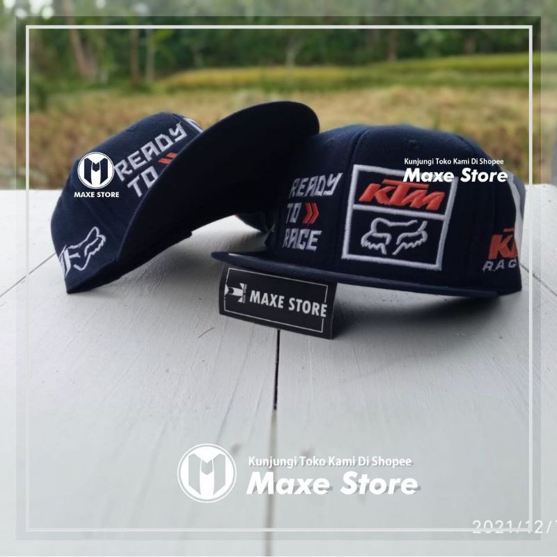 Topi KTM FOX/ 102/ Topi KTM/ Topi Snapback KTM/ Topi Racing/ Topi Kawahara Racing/ Maxe Store/ Topi 