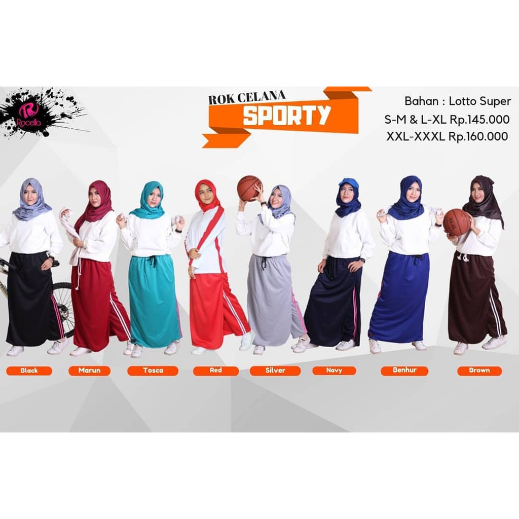CELANA OLAHRAGA SYARI SPORTY ROKCELANA