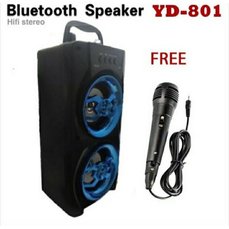 Speaker bluetooth YD-801 speaker bluetooth BT speaker plus mic